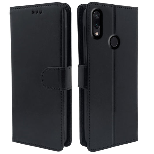 Pikkme Mi Redmi Note 7 / Note 7 Pro/Note 7s  Vintage Flip Cover | Black