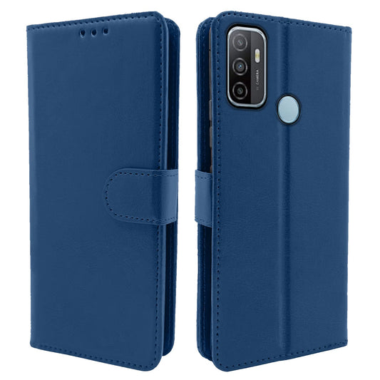 Pikkme Oppo A53 Vintage Flip Cover | Blue