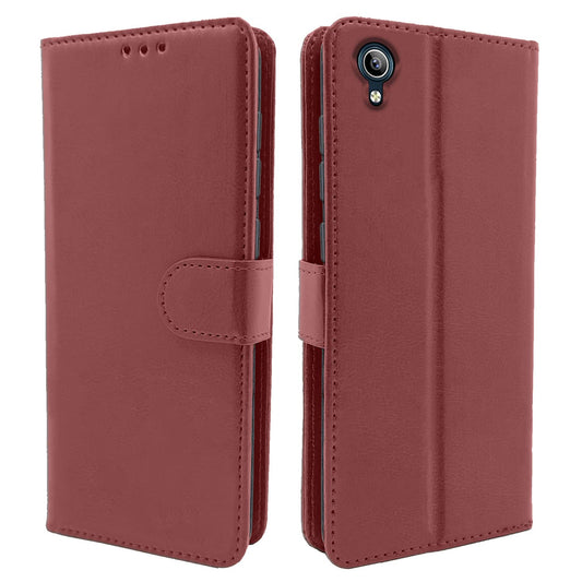 Pikkme Vivo Y91i Vintage Flip Cover | Brown