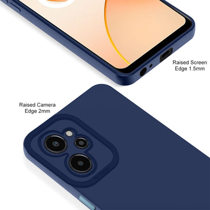 Pikkme Realme C31 Soft Silicone Case with Camera Bumper Protection | Blue