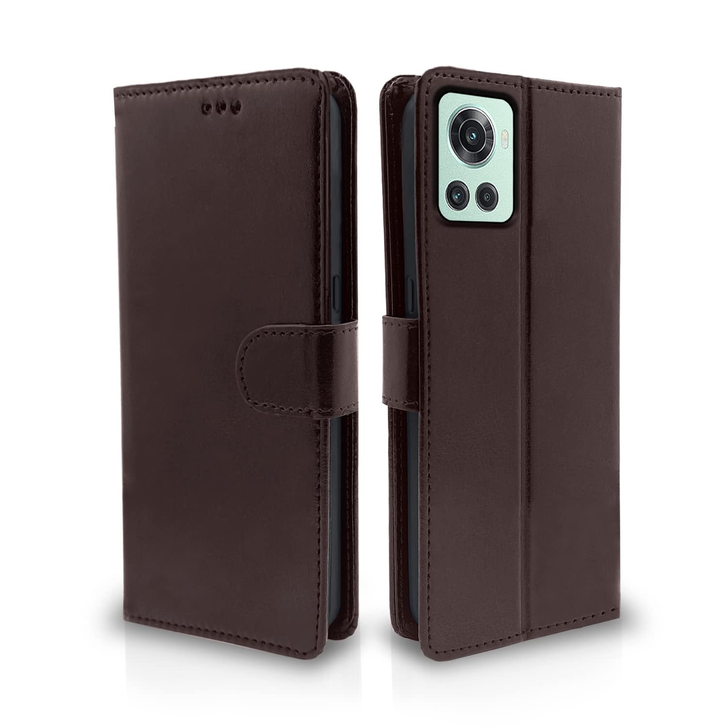 Pikkme OnePlus 10R 5G / 10R Prime 5G Vintage Flip Cover | Coffee