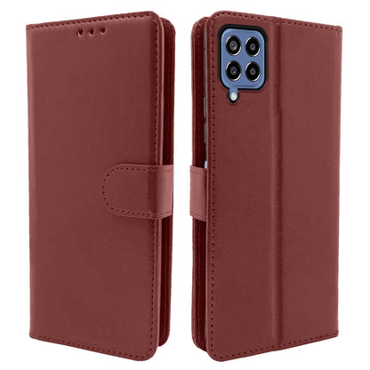 Pikkme Samsung Galaxy M33 5G Vintage Flip Cover | Brown