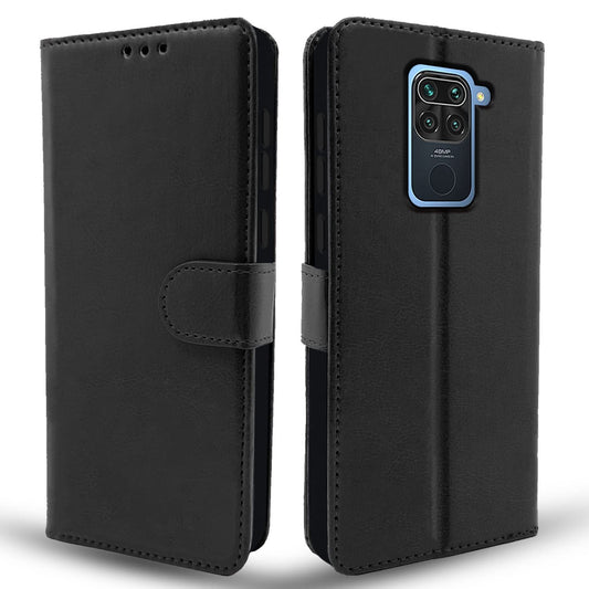 Pikkme Xiaomi Redmi Note 9 Vintage Flip Cover | Black