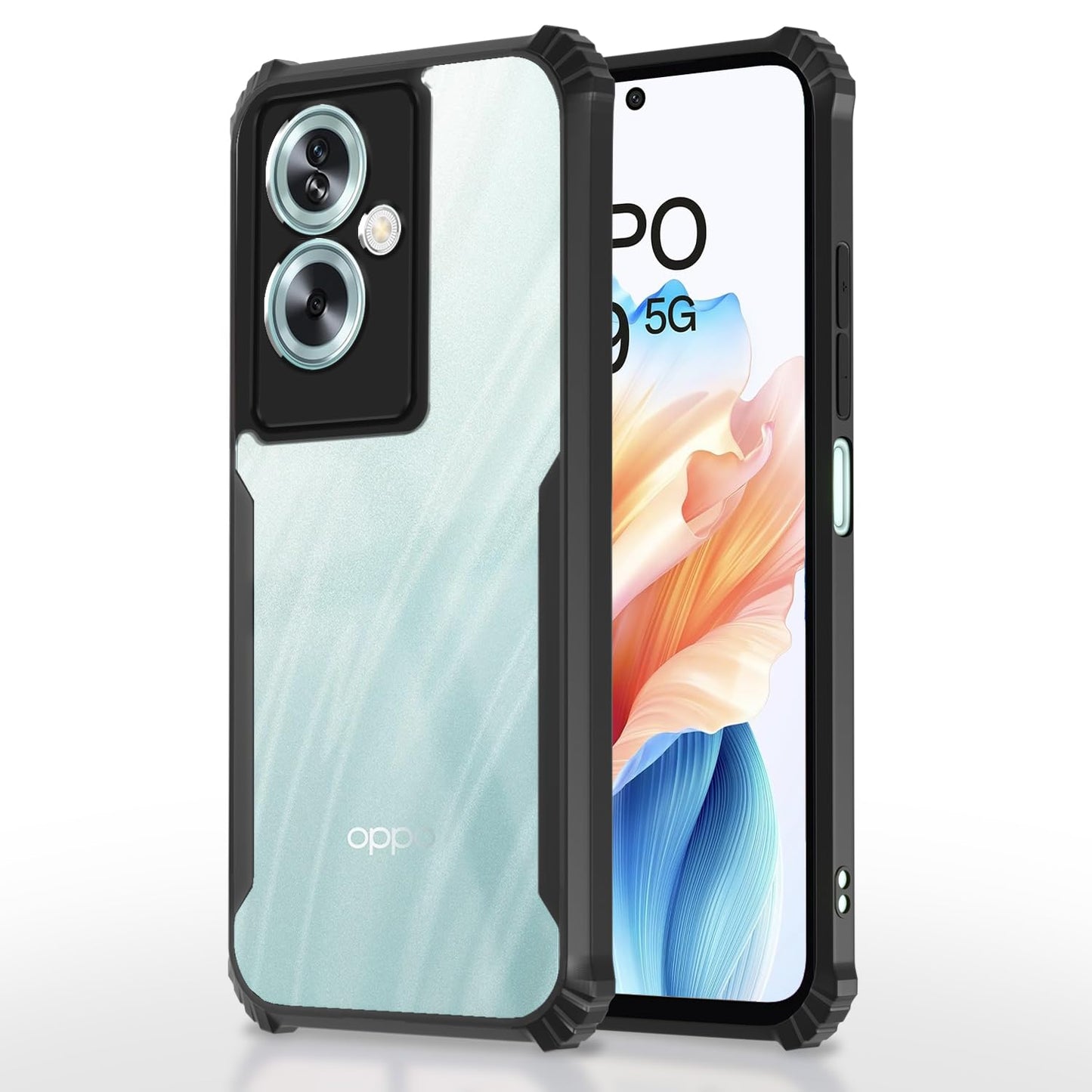 Pikkme Oppo A79 5G Eagle Back Cover (Black)