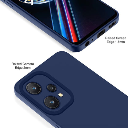 Pikkme Realme 9 4G / Realme 9 Pro Plus 5G LIquid Silicone Back Cover | Blue