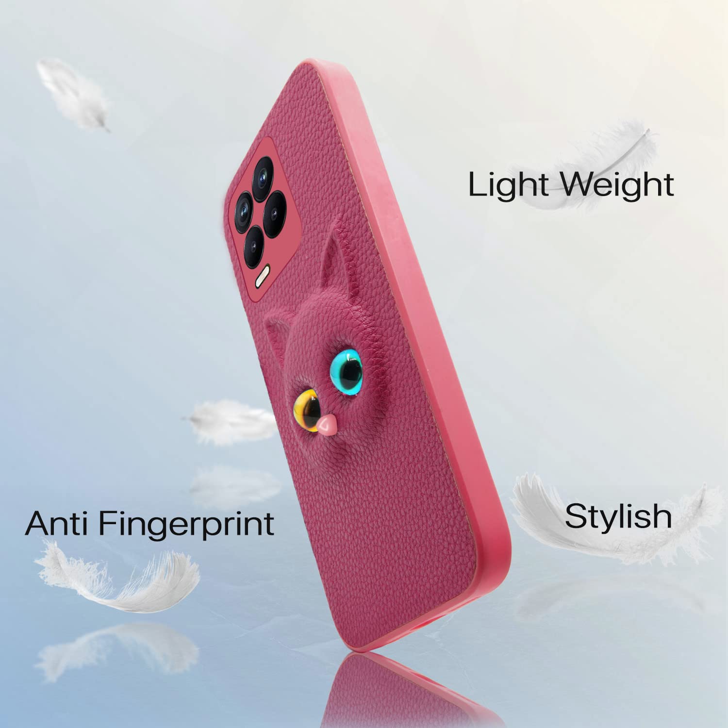 Pikkme Realme 8 4G / Realme 8 Pro Cat Case | Pink