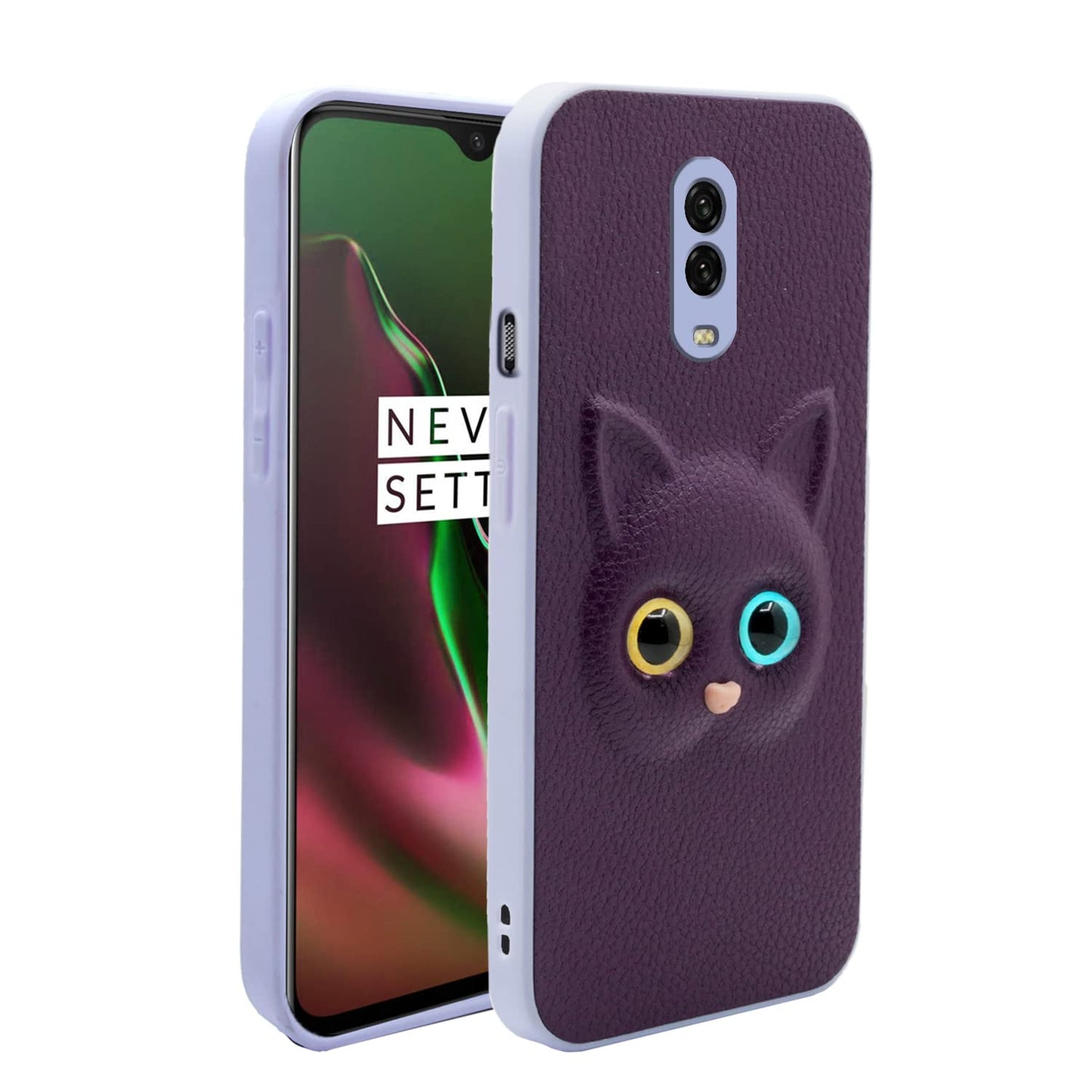 Pikkme OnePlus 7 Cat Case | Purple