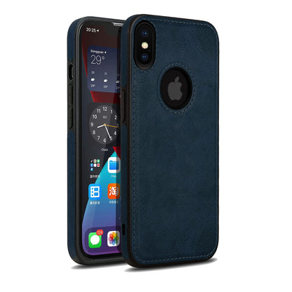 Pikkme iPhone Xs Max Leather Back Cover | Blue