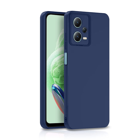 Pikkme Mi Redmi Note 12 Pro Plus 5G Soft Silicone Case with Camera Bumper Protection | Blue