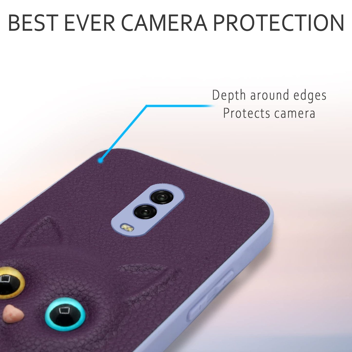 Pikkme OnePlus 7 Cat Case | Purple