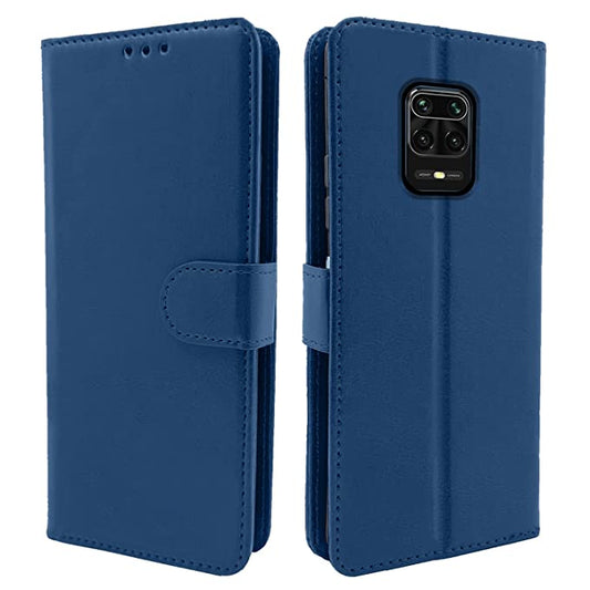 Pikkme Redmi Note 10 Lite/Redmi Note 9 Pro/Note 9 Pro Max/Poco M2 Pro Vintage Flip Cover | Blue