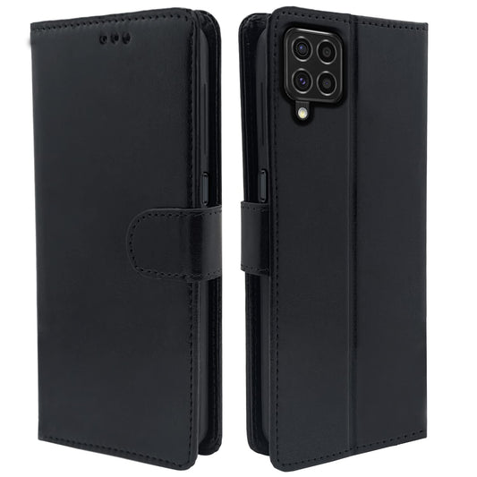 Pikkme Samsung Galaxy M33 5G Vintage Flip Cover | Black