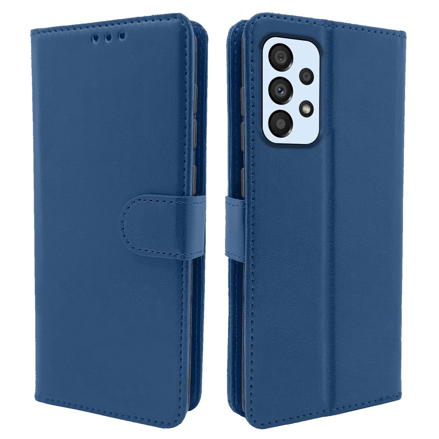 Pikkme Samsung Galaxy A73 5G Vintage Flip Cover | Blue