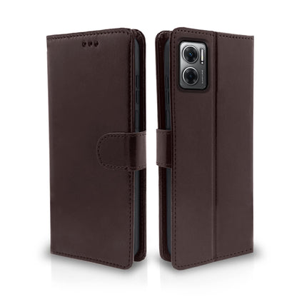 Pikkme Pikkme Mi Redmi 11 Prime 5G Vintage Flip Cover | Coffee