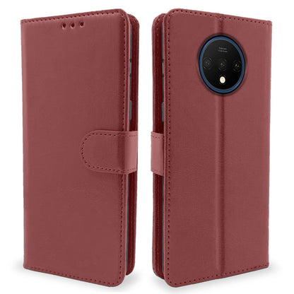 Pikkme OnePlus 7T Vintage Flip Cover | Brown