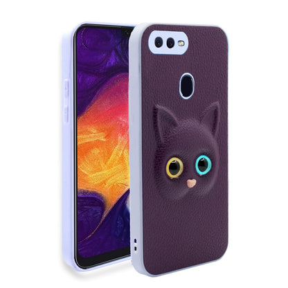 Pikkme Oppo F9 Pro/Realme 2 Pro/Realme U1 Cat Case | Purple