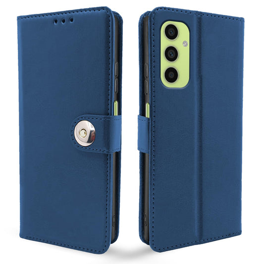 Pikkme Samsung Galaxy A05S Button Flip Cover (Blue)