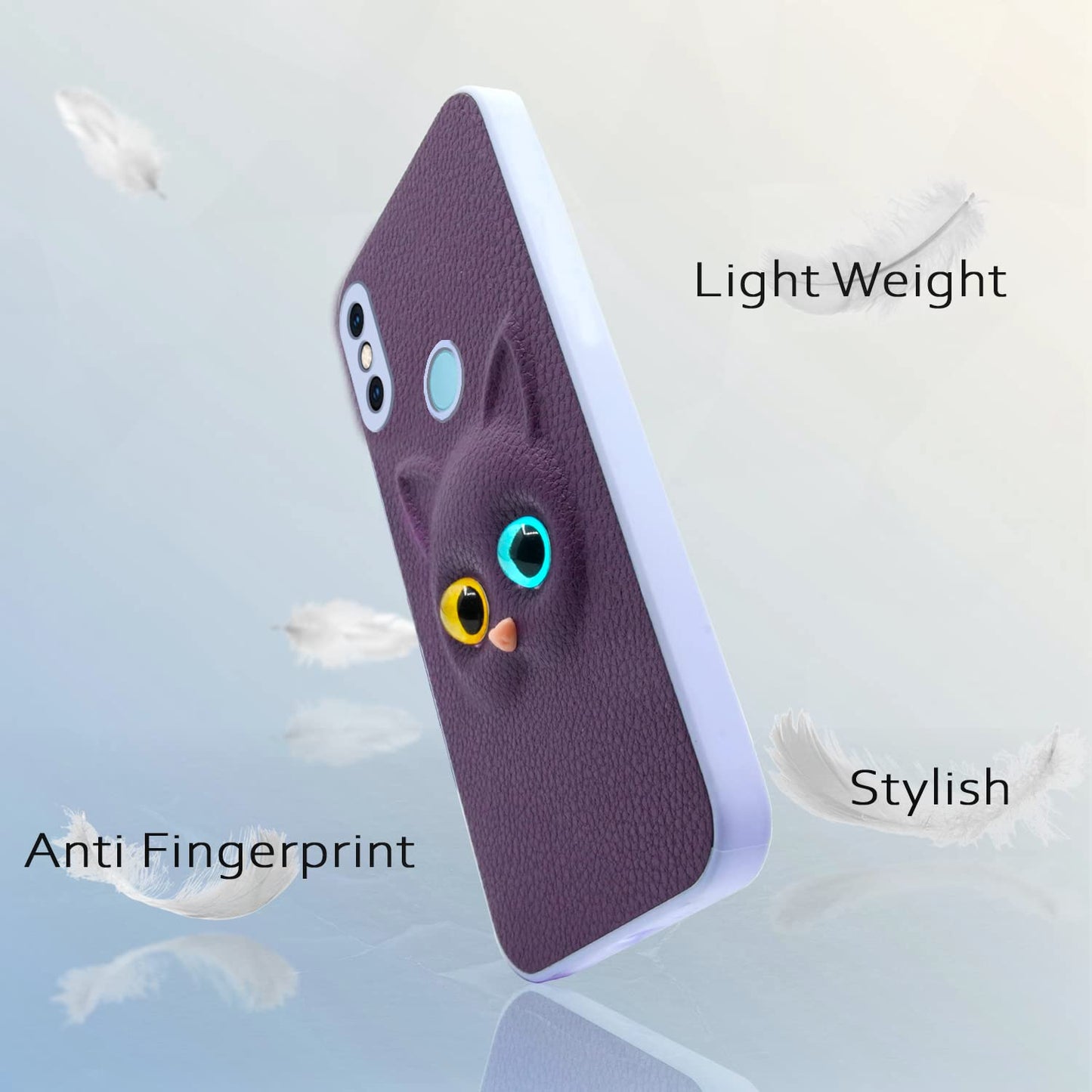 Pikkme Mi Redmi Note 5 Pro Cat Case | Purple