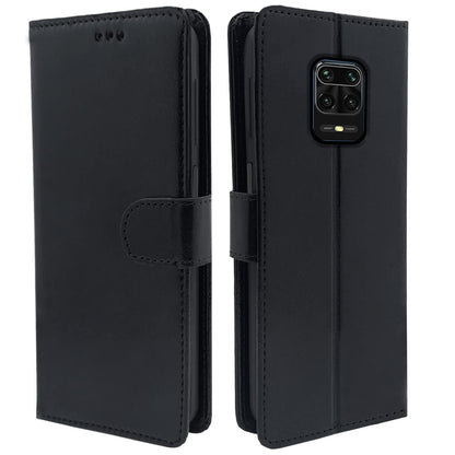 Pikkme Redmi Note 9 Pro/Note 9 Pro Max/Poco M2 Pro/Redmi Note 10 Lite Vintage Flip Cover | Black