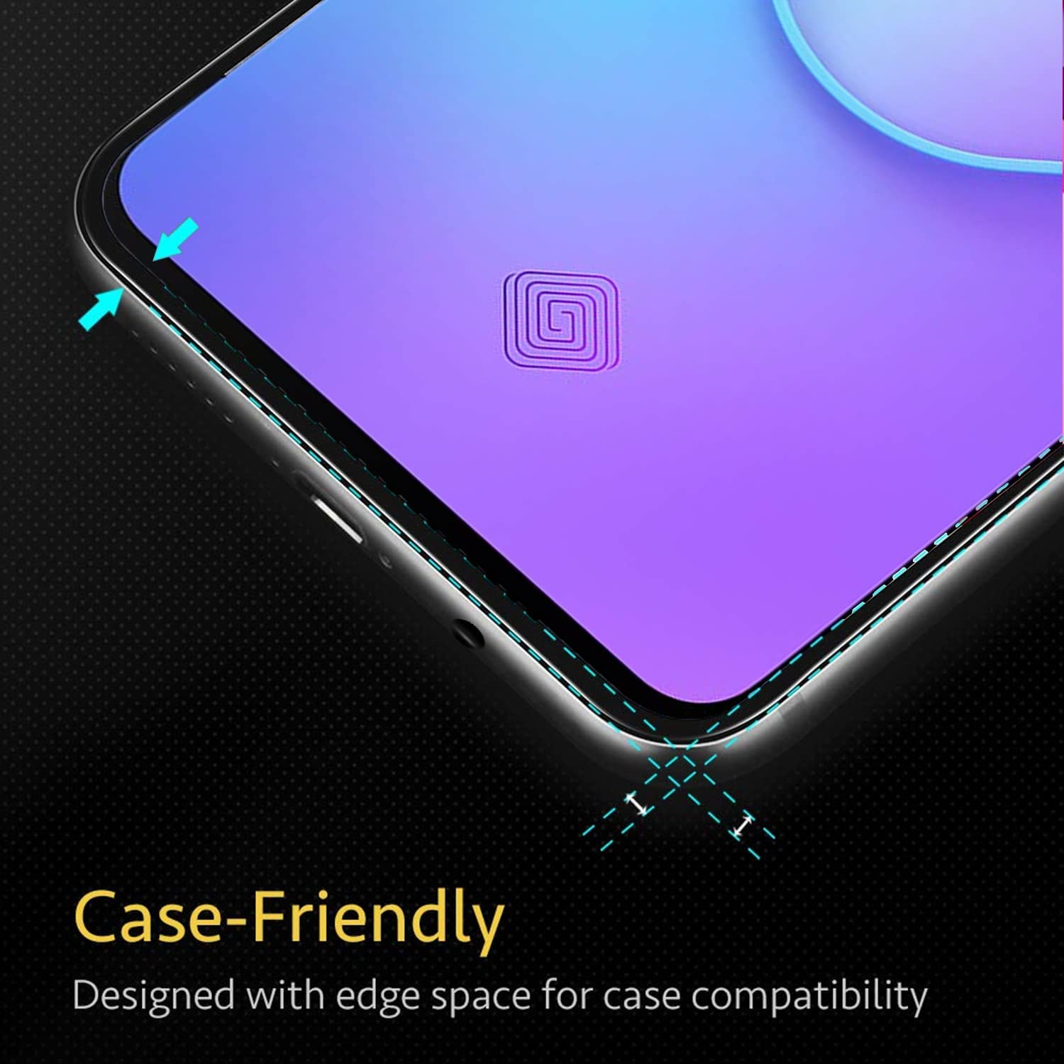 Pikkme Redmi Note 7 Pro Tempered Glass Screen Protector Edge To Edge Coverage With Easy Installation Kit