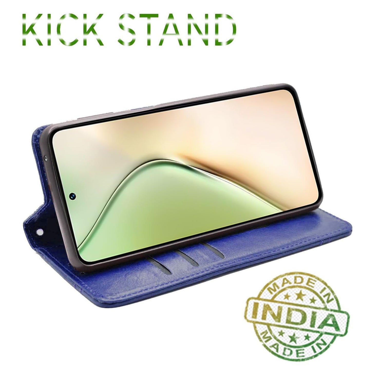 Pikkme Vivo Y200 5G Magnet Flip Cover (Blue)