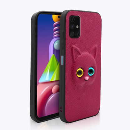 Pikkme Samsung Galaxy M51 Cat Case | Pink