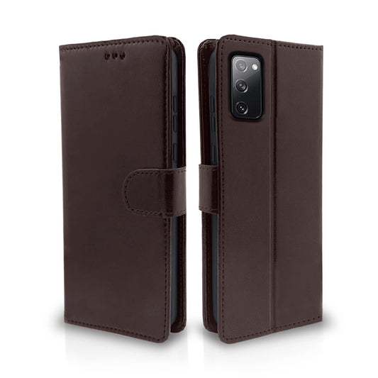 Pikkme Samsung Galaxy S20 FE / S20 FE 5G Vintage Flip Cover | Coffee