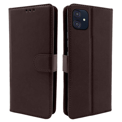 Pikkme Samsung Galaxy M04 / F04 / A04e Vintage Flip Cover | Coffee