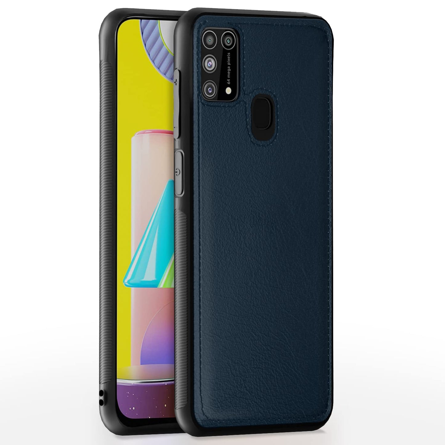 Pikkme Samsung Galaxy M31 / M31 Prime / F41 Leather Back Cover | Blue