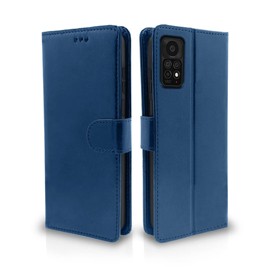 Pikkme Mi Redmi Note 11 Pro/Pro Plus 5G Vintage Flip Cover | Blue