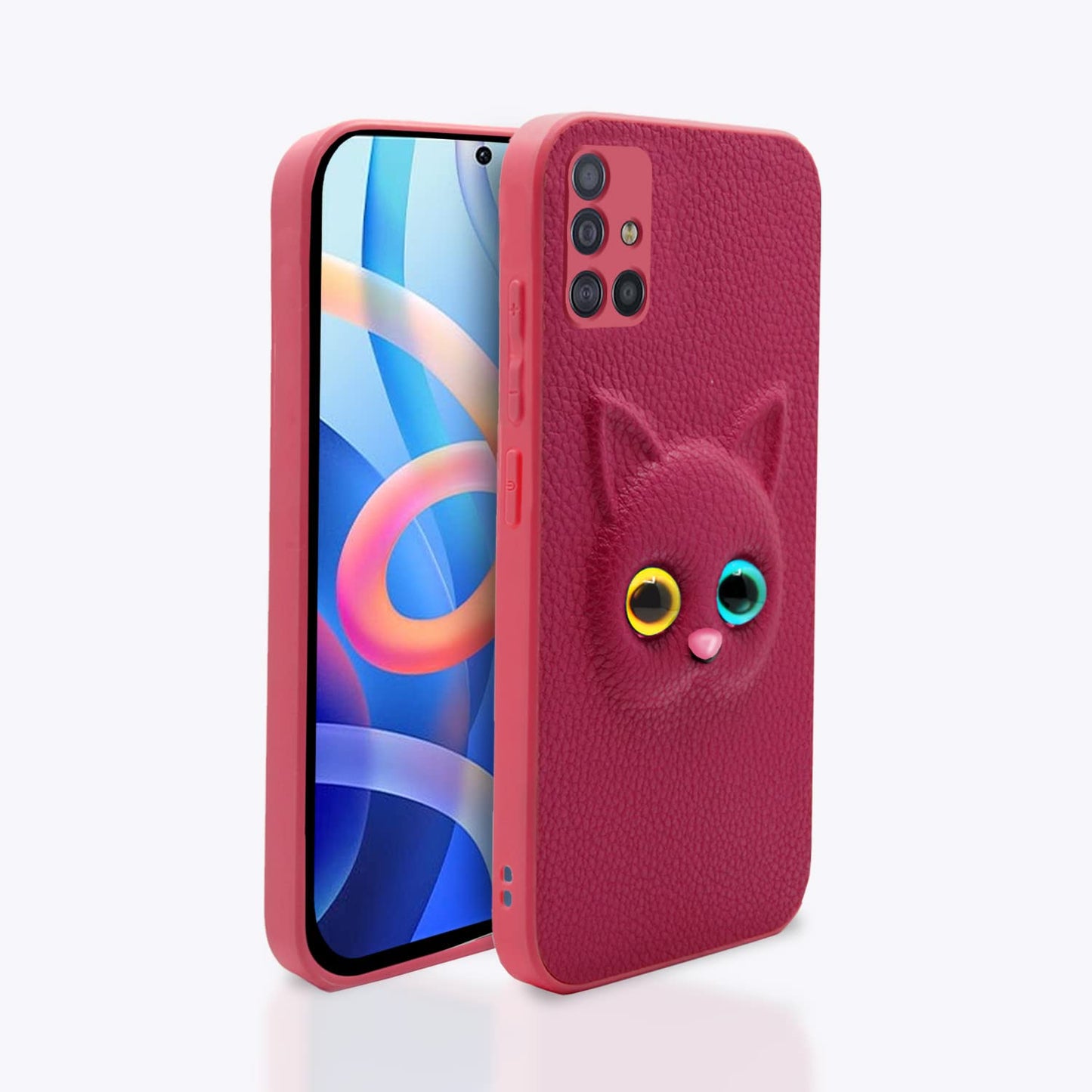 Pikkme Samsung Galaxy A51 Cat Case | Pink