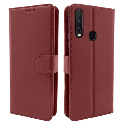 Pikkme Vivo Y12 / Y15 / Y17 / U10 Vintage Flip Cover | Brown