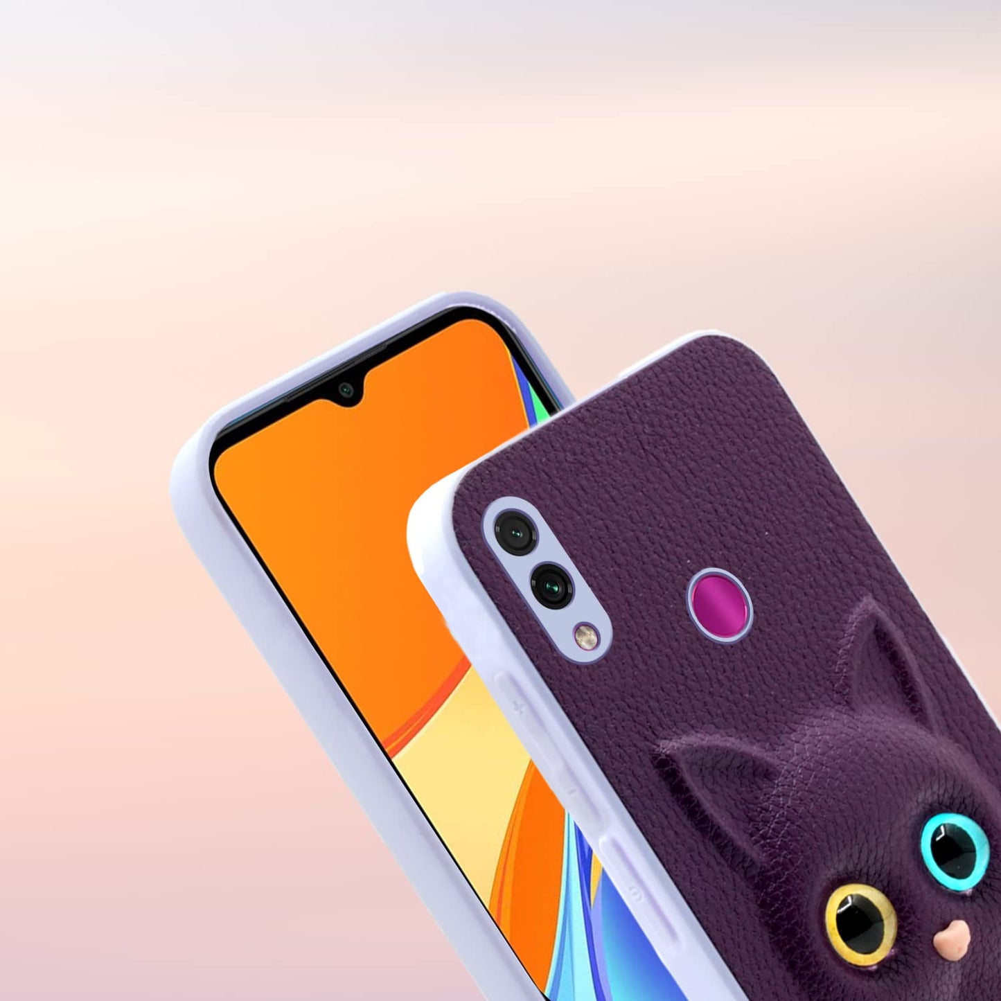 Pikkme Mi Redmi Note 7 / Note 7 Pro / Note 7s Cat Case | Purple