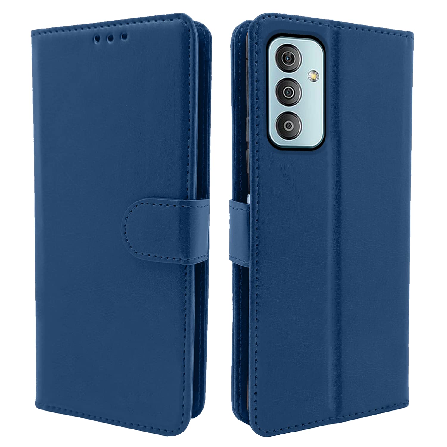 Pikkme Samsung Galaxy F23 5G Vintage Flip Cover | Blue