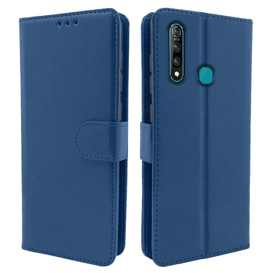 Pikkme Vivo Z1 Pro Vintage Flip Cover | Blue