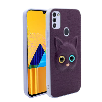 Pikkme Samsung Galaxy M21 / M30s / M21 2021 Cat Case | Purple