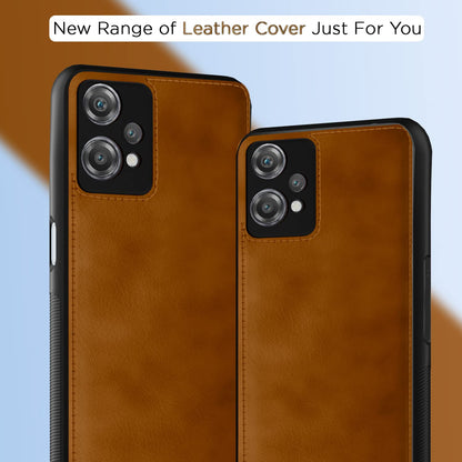 Pikkme OnePlus Nord CE 2 Lite 5G Leather Back Case Brown