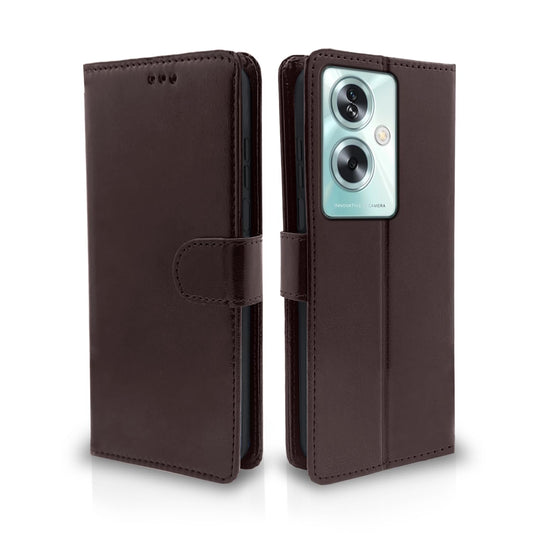 Pikkme Oppo A79 5G Vintage Flip Cover (Coffee)