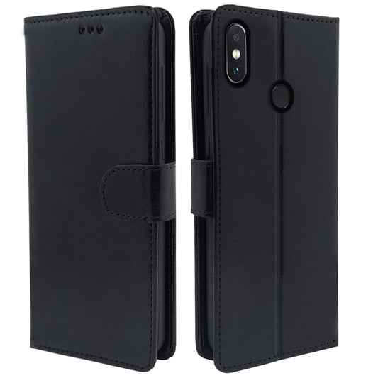 Pikkme Mi Redmi Note 5 Pro Vintage Flip Cover | Black