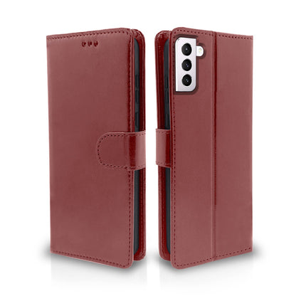 Pikkme Samsung Galaxy S21 FE 5G Vintage Flip Cover | Brown