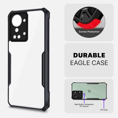 Pikkme OnePlus Nord 2T 5G Transparent Hybrid Back Cover