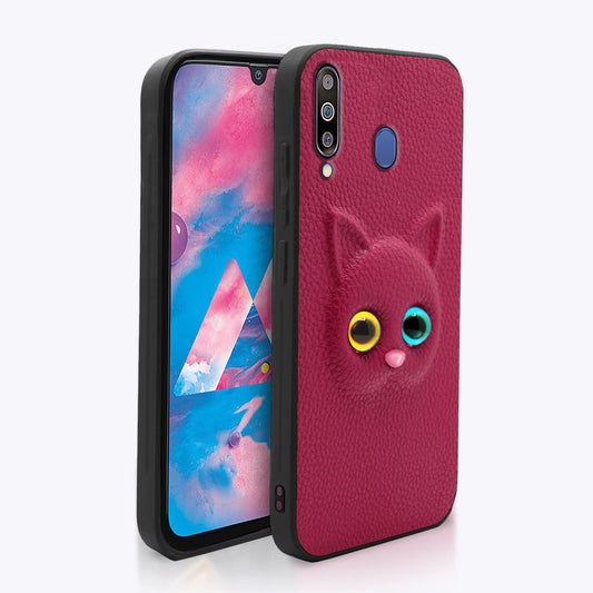 Pikkme Samsung Galaxy M30 Cat Case | Pink