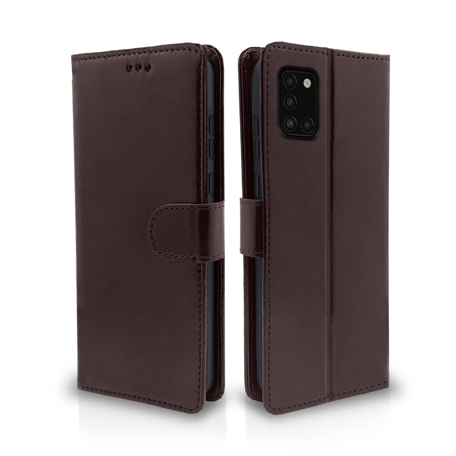 Pikkme Samsung Galaxy A31 Vintage Flip Cover | Coffee