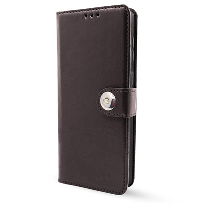 Pikkme Realme 11 Pro / 11 Pro Plus 5G Button Flip Cover (Coffee)