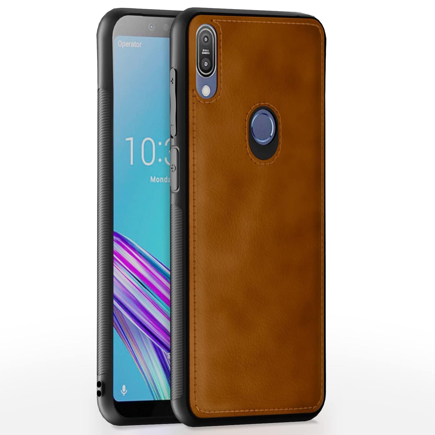 Pikkme Asus Zenfone Max Pro M1 Leather Back Cover | Brown