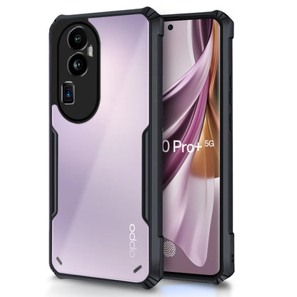 Pikkme Oppo Reno 10 Pro Plus 5G Back Cover Crystal Clear Transparent Back Eagle Case (black)