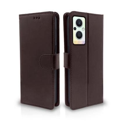 Pikkme Oppo F21 Pro 5G / F21s Pro 5G Vintage Flip Cover | Coffee