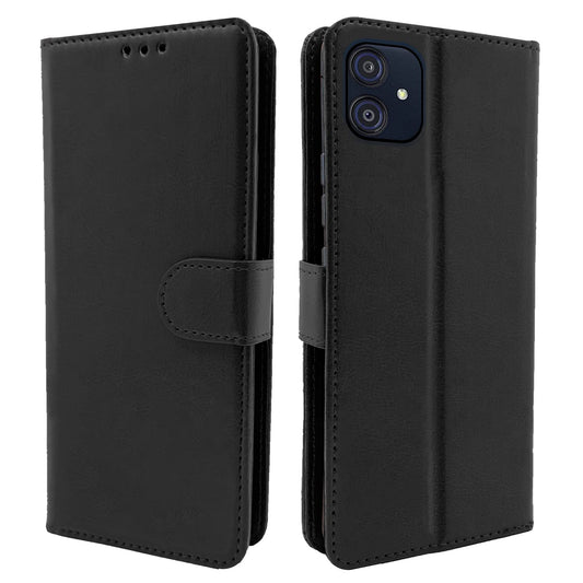 Pikkme Samsung Galaxy M04 / F04 / A04e Vintage Flip Cover | Black