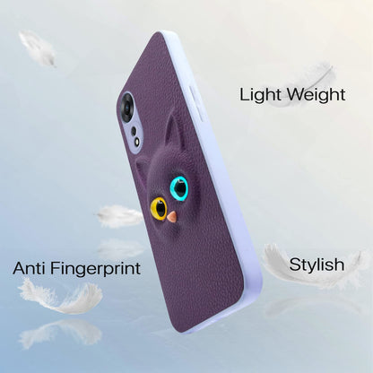 Pikkme Oppo A78 5G Cat Case | Purple