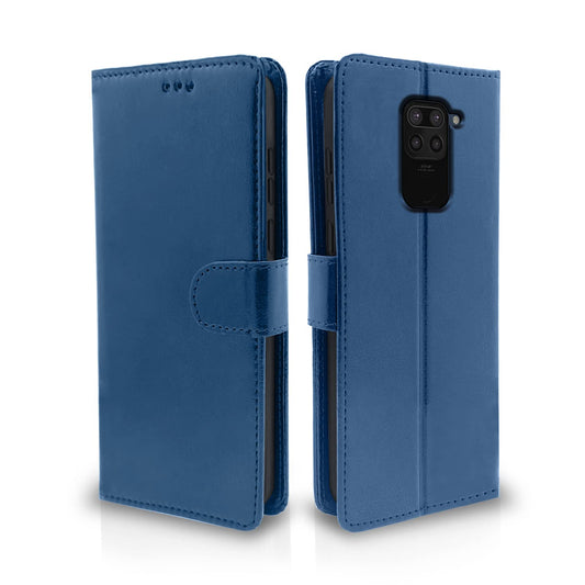 Pikkme Xiaomi Redmi Note 9 Vintage Flip Cover | Blue